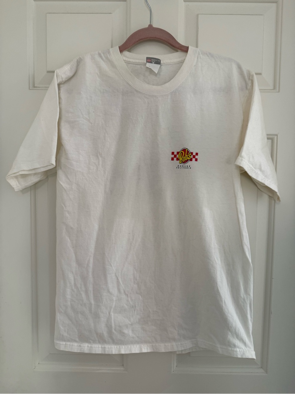 Bob’s big boy Burbank, California vintage white T-shirt